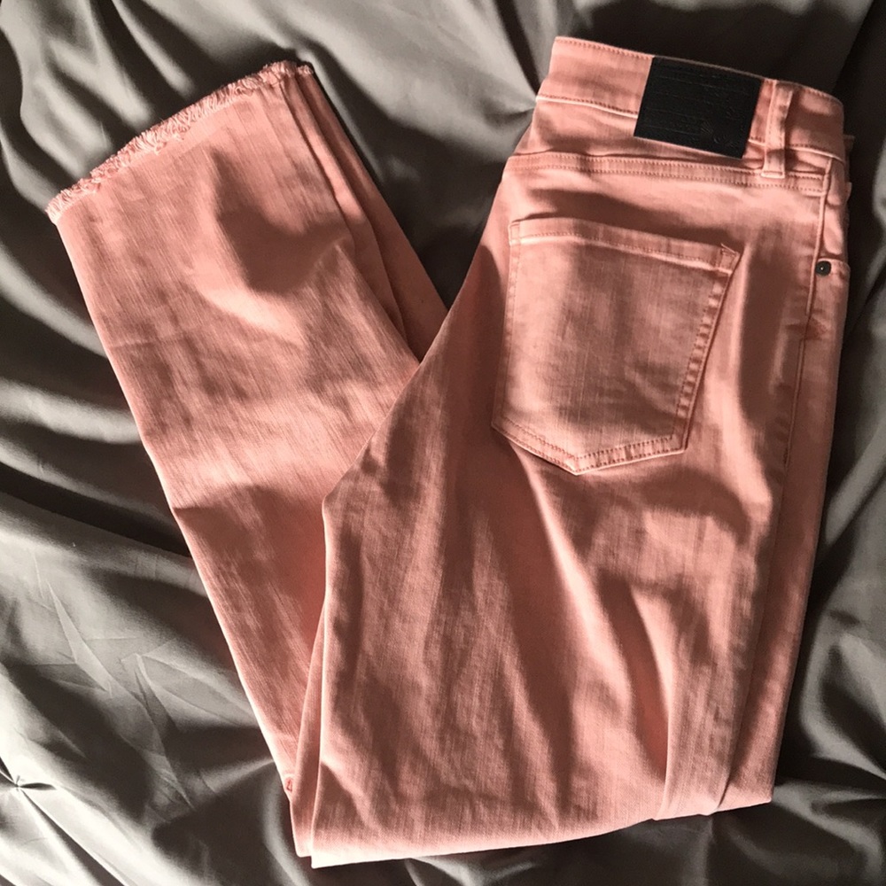 Volcom high rise straight leg jeans